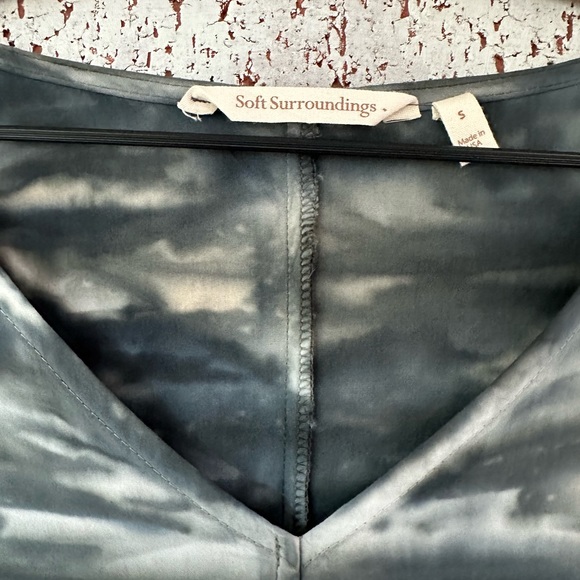 SOFT SURROUNDINGS Tie Dye Tunic Shirt Dress Small - Picture 3 of 4